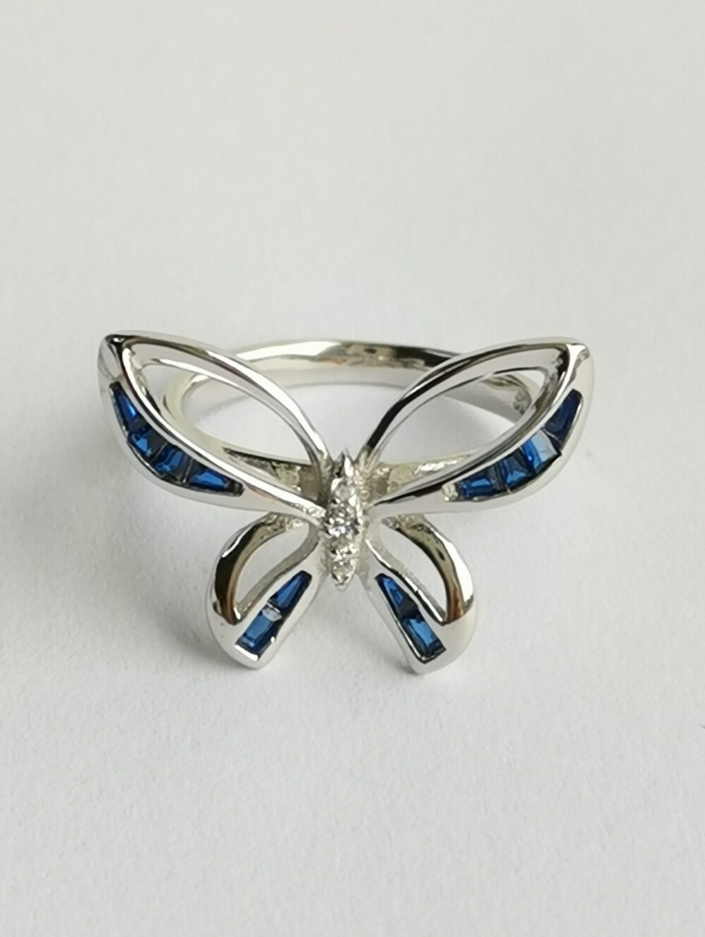 Butterfly  CZ Ring In Sterling Silver Size 6 🆕
